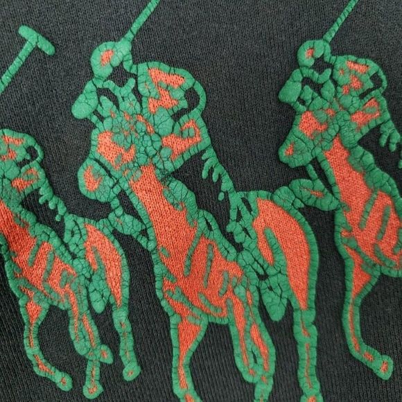 Freeport Bahamas Polo Club Sweatshirt Vintage 90s Made In USA Mens Size Medium - Picture 3 of 6